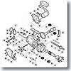 シマノ（SHIMANO） パーツ：02 スーパーエアロ XT-SS L クロスギヤブッシュ 前 No60