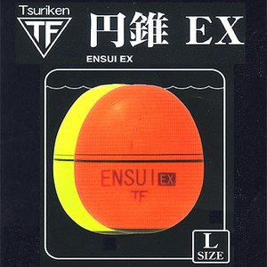 釣研 円錐 EX L 00号 オレンジ