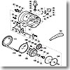 シマノ(SHIMANO) パーツ:04 コンクエスト 800F A-RB スプール組(部品No.100)