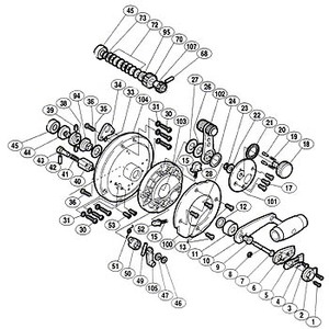 シマノ(SHIMANO) パーツ:ティアグラ 80W ロックプレートバネ No004