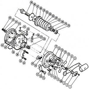 シマノ(SHIMANO) パーツ:チタノス・スピードマスター石鯛 GT3000 歯付座金(外歯)3.5(部品No.016)