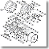 シマノ（SHIMANO） パーツ：03 ジガー NR 2000P A-RB クリックボタン座金 A No086