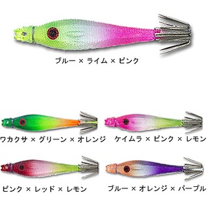 デュエル（DUEL） フラッシュベビー50 CK布巻 5cm ブルー×ライム×ピンク