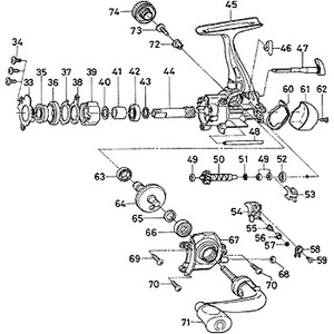 ダイワ（Daiwa） パーツ：TD-Z 2506C タイプRプラス ピニオンボールベアリング A No035