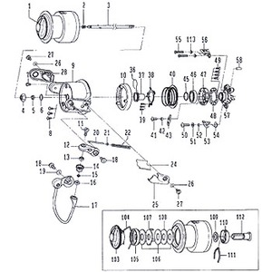 ダイワ（Daiwa） パーツ：IMPULT ISO2500LBD クリックリーフSP No111
