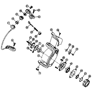 ダイワ（Daiwa） パーツ：スプリンター GL1500糸付 スプールW No028