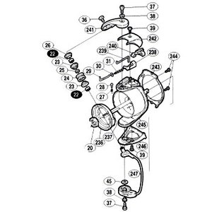 シマノ(SHIMANO) パーツ:01 ステラーFW 3000S ローラーベアリングカラー No25