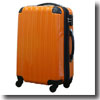 ダブルファスナー機能搭載！MOAスーツケース／ジッパー四輪鏡面6230 「1-3泊目安」 Sサイズ オレンジ