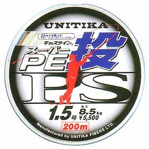 ユニチカ（UNITIKA） キャスラインスーパーPE投PS 200m 0.6号 4色分け