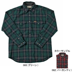 Fox Fire（フォックスファイヤー） ウォッシャブルウールクラシックチェックシャツ M's S 082（バーガンディ）