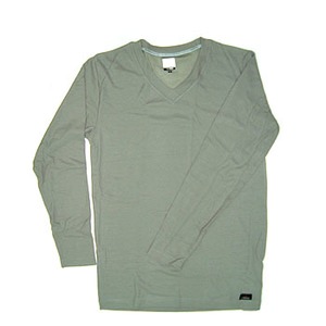 フェニックス（PHENIX） ミッドウェイトVネックロングスリーブ M GR／グレイ
