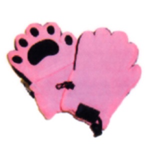 BEARHANDS（ベアーハンズ） ベアハンズ フリースミトン 乳児用 ピンク