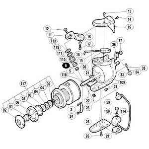 シマノ（SHIMANO） パーツ：BB-X 3000T XT アームローラー No111