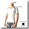 ミズノ（MIZUNO） バイオギア・Vネック半袖シャツ Men's O 09（ブラック）