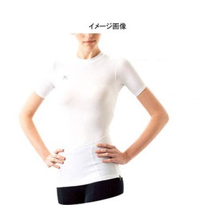 ミズノ（MIZUNO） バイオギア・ハイネック半袖シャツ Women's M 01（ホワイト）