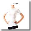 バイオギア・ハイネック半袖シャツ Women's L 01（ホワイト）
