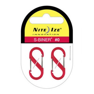 NITE-IZE（ナイトアイズ） Sビナ プラスティック ＃0 レッド