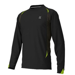 シマノ（SHIMANO） XEFO・クルーネックTシャツ（長袖） S ブラック