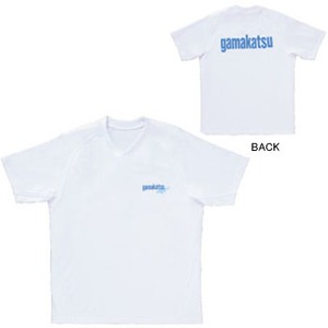 がまかつ（Gamakatsu） Tシャツ ブロック体ロゴ LL ホワイト