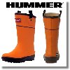 HUMMER（ハマー） ラバーブーツ ジュニア 19.0cm オレンジ