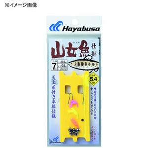 ハヤブサ（Hayabusa） CA124 渓流 山女魚仕掛 鈎5／ハリス0.4 青
