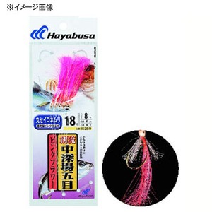 ハヤブサ（Hayabusa） 創流中深場五目 ピンクフラワー 丸セイゴネムリ 鈎14／ハリス6 金