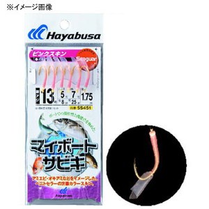 ハヤブサ（Hayabusa） マイボートサビキ ピンクスキン 鈎9／ハリス2 金