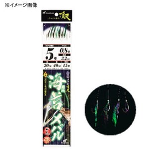 ハヤブサ（Hayabusa） 船極頂天 海苔メバル 20cmハリス7本鈎 鈎9／ハリス1.75 金