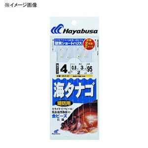 ハヤブサ（Hayabusa） 海タナゴ 硬質ショートハリス 鈎7／ハリス1.5 白×金