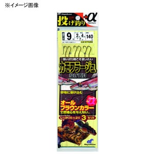 ハヤブサ（Hayabusa） 投げ釣り＋α カモフラージュ 投げ五目 鈎11／ハリス3 茶
