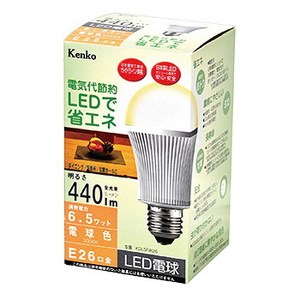 Kenko（ケンコー） LED電球 電球色 6.5W KDL5FW26