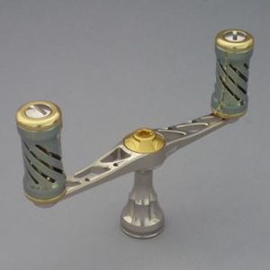 リブレ（LIVRE） パーツ：Dハンドル Type6 シマノS1タイプ 95mm TIG（チタンゴールド×ゴールド）