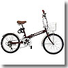 PANGAEA（パンゲア） ポタリング20 リアサス折りたたみ自転車 20×1.75インチ ブラウン
