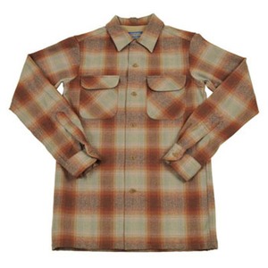 PENDLETON（ペンドルトン） ライダーシャツ Men's XXS ブラウングリーンオンブレー