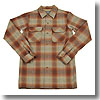 ライダーシャツ Men's XXS ブラウングリーンオンブレー