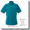 ドライベクター・ライトインナー半袖ジップネックシャツ Men's M 02（ライトグレー）