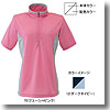 ドライベクター・ライトインナー半袖ジップネックシャツ Women's M 12（ダークネイビー）