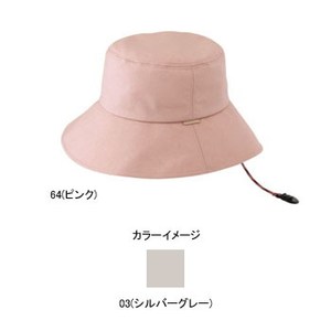 ミズノ（MIZUNO） プリントブリム撥水ハット Women's M 03（シルバーグレー）