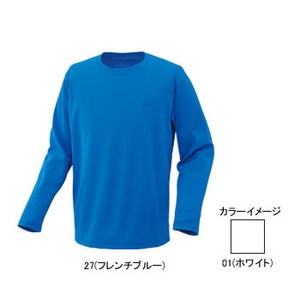 ミズノ（MIZUNO） ドライベクター・ワンポイント長袖Tシャツ Men's L 01（ホワイト）