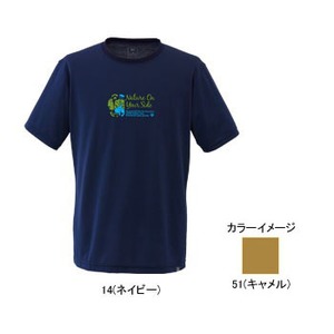 ミズノ（MIZUNO） 73TF342 ECOプリントTシャツ Men's M 51（キャメル）