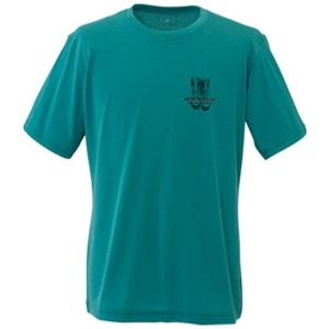 ミズノ（MIZUNO） 73TF361 ブリーズライトスパンプリントTシャツ Men's M 32（ターコイズグリーン）