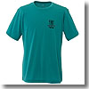73TF361 ブリーズライトスパンプリントTシャツ Men's M 32（ターコイズグリーン）
