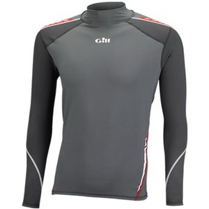 Gill（ギル） Men's UV Sport Rash Vest Long Sleeve XXL Ash×Graphite