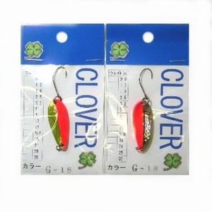 アングラーズドリームバイト クローバースプーン 3.2g G-18 GFR／SFR