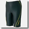 ミズノ(MIZUNO) 85MR100 ハーフスパッツL ミッドライズ Men's XO 94(ブラック×イエロー)