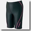ミズノ（MIZUNO） 85MR100 ハーフスパッツL ミッドライズ Men's L 97（ブラック×ピンク）