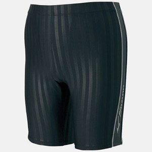 ミズノ（MIZUNO） 85MS101 ハーフスパッツM ミッドライズ Men's L 90（ブラック×ホワイト）