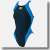 ミズノ(MIZUNO) ハイカット MX-01 Women's O 82(ダークネイビー×ライトブルー)