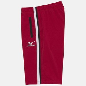 ミズノ(MIZUNO) 85PU011 ウォームアップハーフパンツ S 62(レッド)