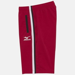 ミズノ（MIZUNO） 85PU011 ウォームアップハーフパンツ L 62（レッド）